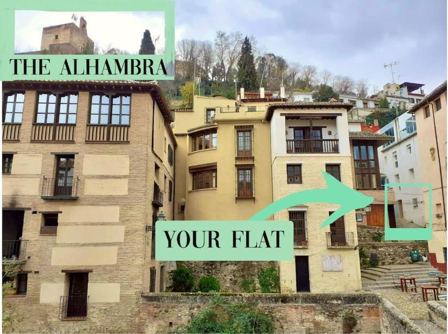 Ferienwohnung Cosy Flat / Literally At The Foot Of Alhambra Granada Exterior foto